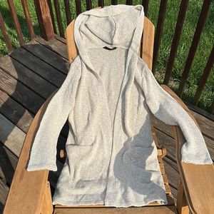 Jenni Kayne cardigan sweater hoodie xs linen cotton